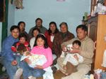 Praveen with inlaws at Bhaktapur